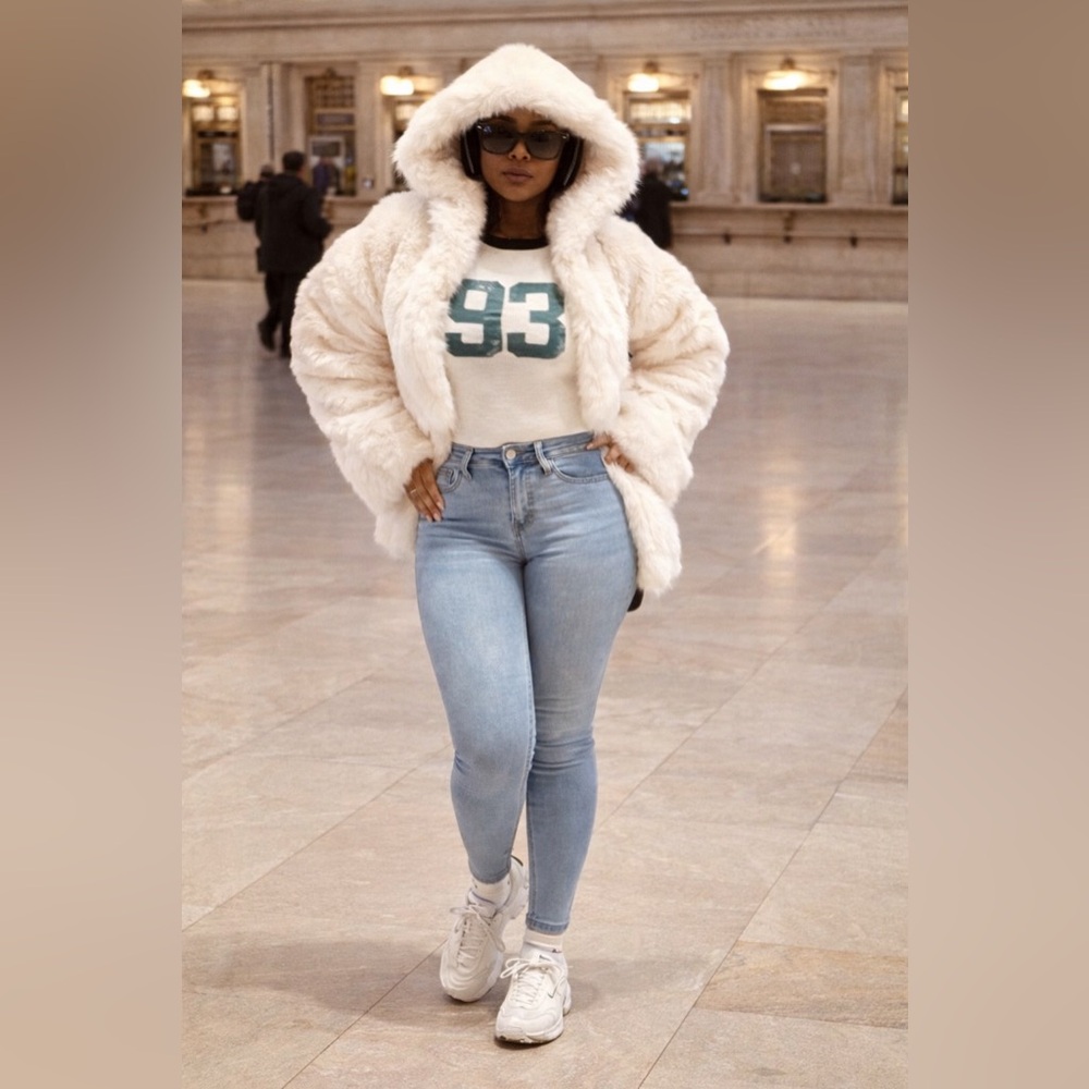 📌SOLD📌Fierce Faux Fur Coat Shearling